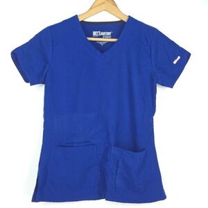 Greys Anatomy Active Scrub Top Barco Women's Small Short Sleeve Nursing Medical